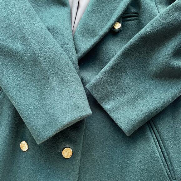 🔥Vintage Forecaster Of Boston USA Pure Wool Double Breasted Minimalist Overcoat - Picture 11 of 16